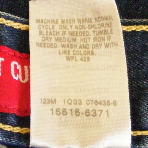 LEVI'S Jeans, 14, Dark Wash, 515 Nouveau Boot cut, 100% Cotton, - Picture 11 of 11